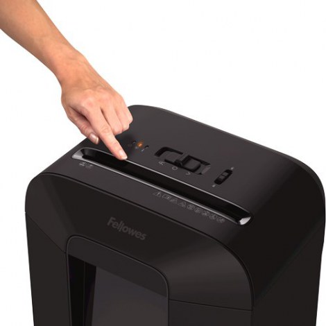 Fellowes Powershred | LX85 | Cross-cut | Shredder | P-4 | T-4 | Credit cards | Staples | Paper clips | Paper | 19 litres | Black - 3